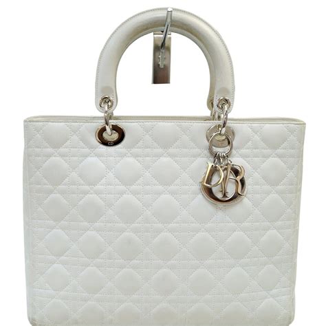 dior white handbag